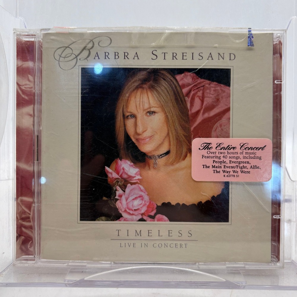 Barbra Streisand Timeless Live in Concert 2 CD Set 2000 Columbia 074646377826